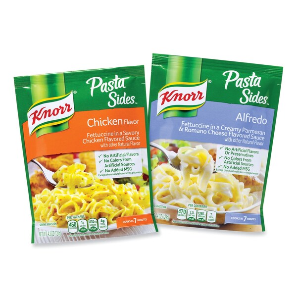 Knorr Alfredo and Chicken Pasta Sides, 4.4 oz Packet, 8PK 4100061771 Zoro